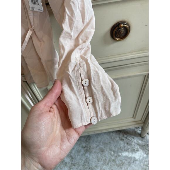 Joie Leigh 100%Silk Women's V-Neck Wrap Hushed Violet Top Size Small-$298 - Picture 8 of 11